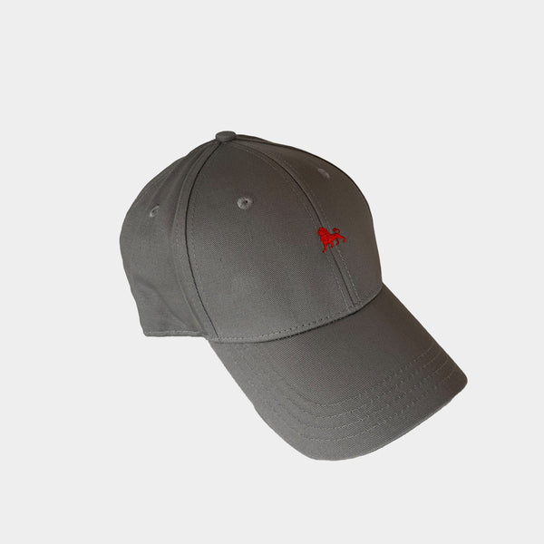 Baseball Cap Lion - grey